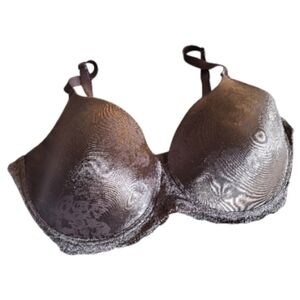 Delta Burke Shimmering Bronze Full Coverage Underwire Bra - Size 42D